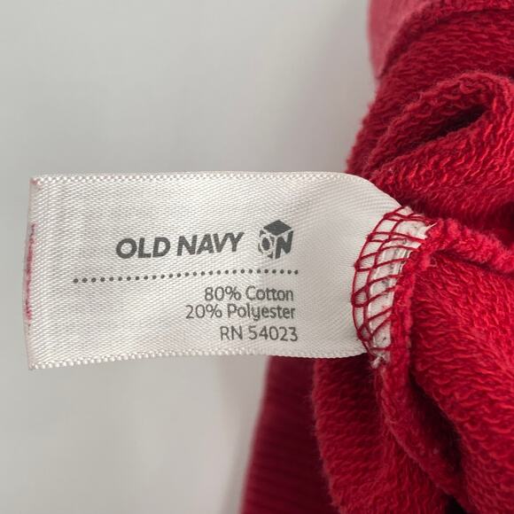 Old Navy 1994 Athletics Red Sweat Shorts - Size 5T - Picture 6 of 6